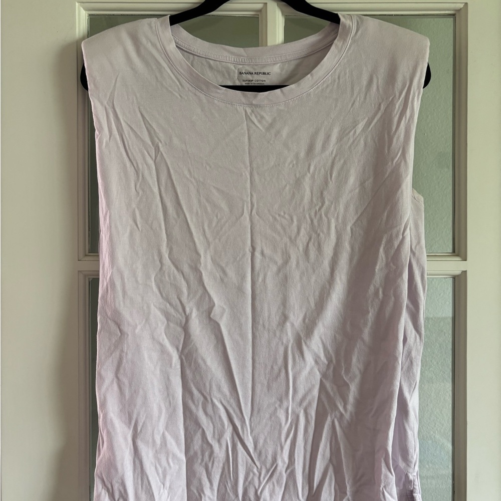 Banana Republic Lavender Muscle Tee
